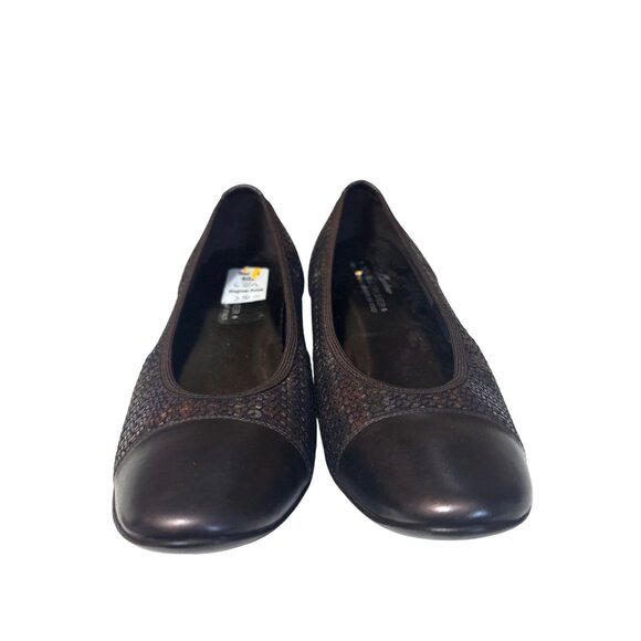 Donald J Pliner Womens 6.5M Leather Sequin Ballet Flats - Picture 2 of 7